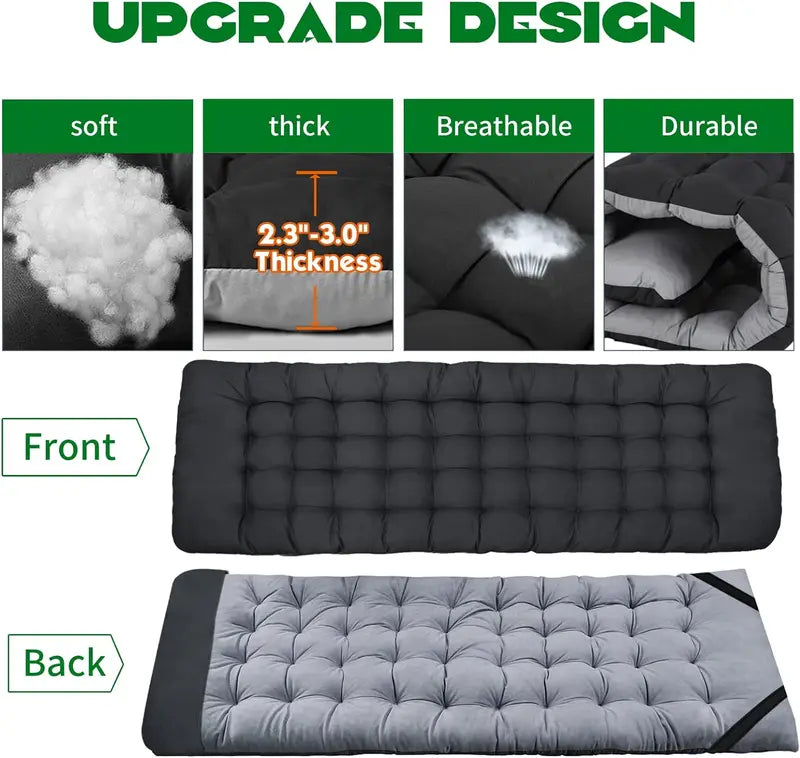 FOL ,DING CAMPING COT WITH REMOVEABLE PAD